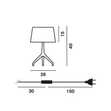 Foscarini Lumiere XXS table lamp - Agof Store