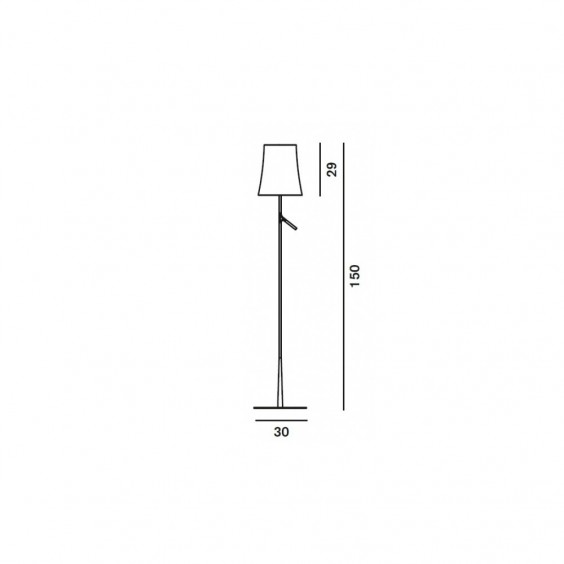 Foscarini Birdie floor lamp - Agof Store
