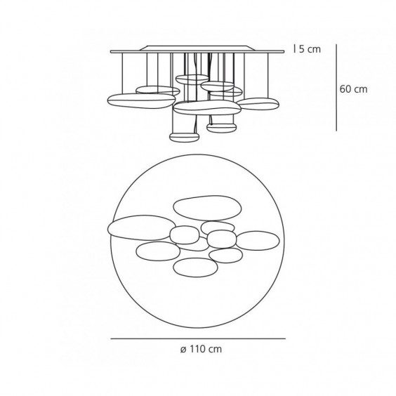 Artemide Mercury Deckenleuchte - Agof Store