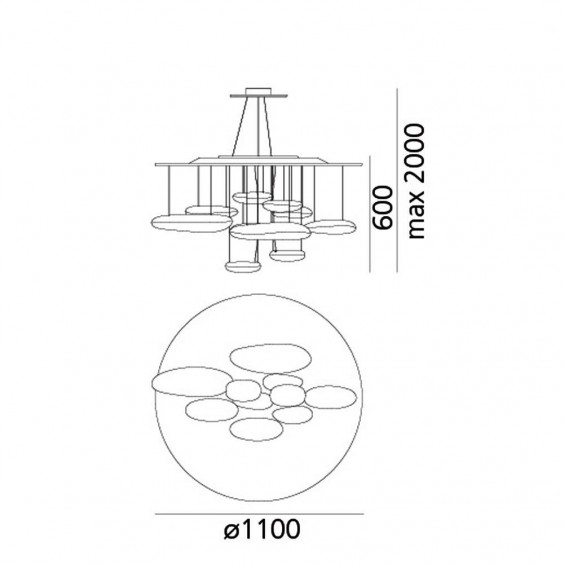 Artemide Mercury pendant lamp - Agof Store