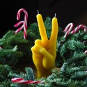 Peace candela Candle Hand - Agof Store