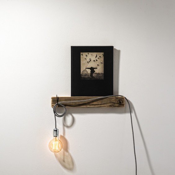 Weld & Co Reclaimed Wood 01 Wall Shelf - Agof Store