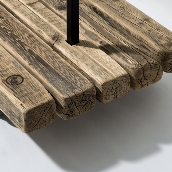 Weld & Co Reclaimed Wood 01 Clothes Rack - Agof Store