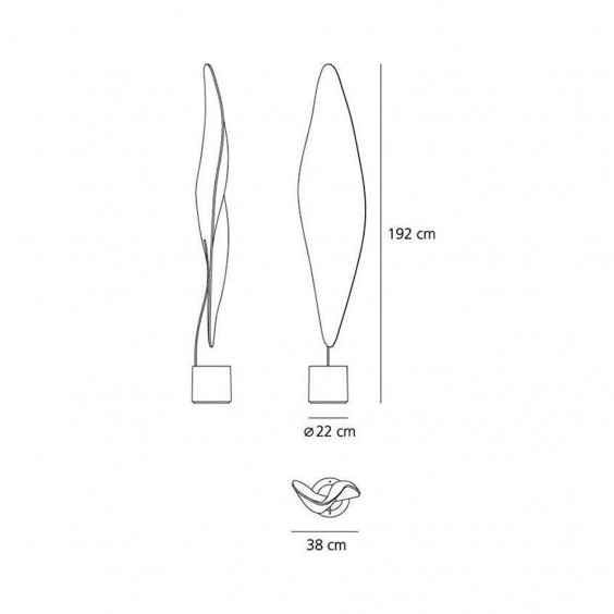 Artemide Cosmic Leaf Lampada da terra - Agof Store