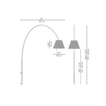 LucePlan Lady Costanza wall lamp - Agof Store LucePlan Lady Costanza wall lamp - Agof Store