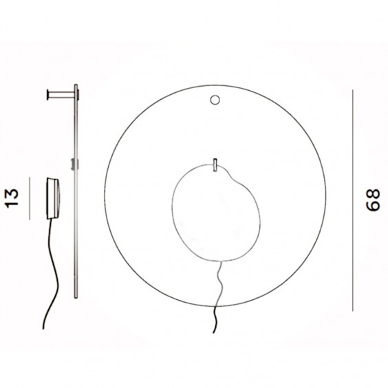 Foscarini Gioia wall lamp - Agof Store