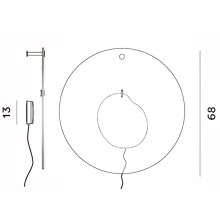 Gioia Lampada da parete Foscarini - Agof Store Gioia Lampada da parete Foscarini - Agof Store