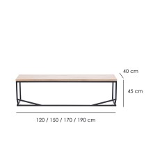 Mazanli Rea Bench - Agof Store