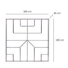 Mazanli Dom Two Bookshelf - Agof Store Mazanli Dom Two Bookshelf - Agof Store
