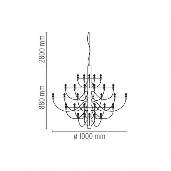 Flos 2097/50 lampada a sospensione - Agof Store