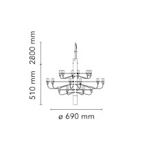 Flos 2097/18 pendant lamp - Agof Store