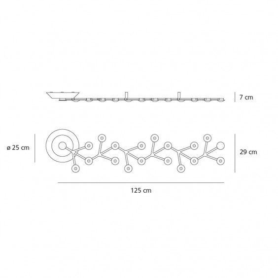 Artemide Led Net Lineare Lampada a soffitto - Agof Store