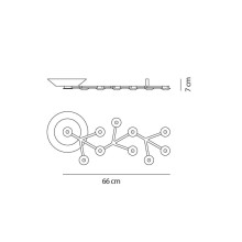 Artemide Led Net Lineare wall ceiling lamp - Agof Store Artemide Led Net Lineare wall ceiling lamp - Agof Store