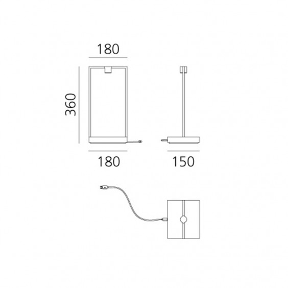 Artemide Curiosity Akku Tischlampe - Agof Store