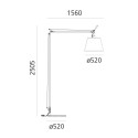 Artemide Tolomeo Maxi Stehleuchte - Agof Store