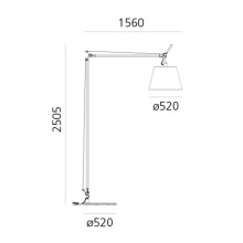 Artemide Tolomeo Maxi Stehleuchte - Agof Store