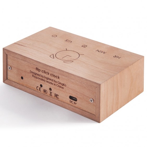 Flip Click Clock orologio sveglia Gingko - Agof Store