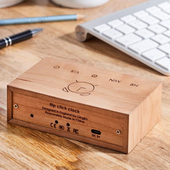 Gingko Flip Click Clock Wecker - Agof Store