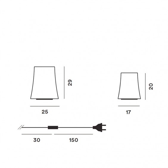 Foscarini Birdie Zero Tischleuchte - Agof Store