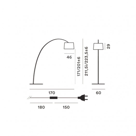 Foscarini Twiggy Wood floor lamp - Agof Store