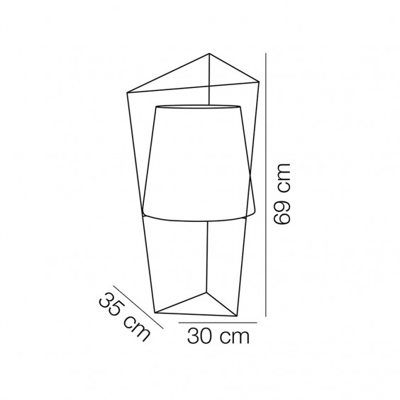 Tatu Lampada da tavolo Kdln - Agof Store