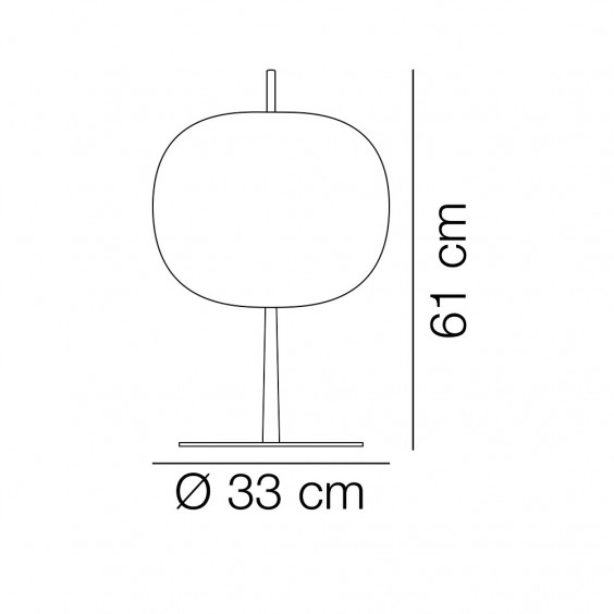 Kushi XL Lampada da tavolo Kdln - Agof Store