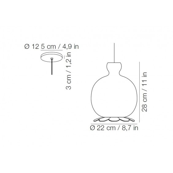 Kdln Opyo pendant lamp - Agof Store