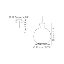 Opyo Lampada a sospensione Kdln - Agof Store