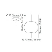 Kdln Kushi XL pendant lamp - Agof Store