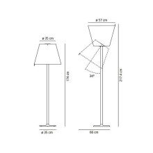 Artemide Melampo Mega floor lamp - Agof Store Artemide Melampo Mega floor lamp - Agof Store