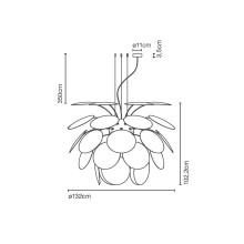 Discocò 132 Lampada a sospensione Marset - Agof Store Discocò 132 Lampada a sospensione Marset - Agof Store