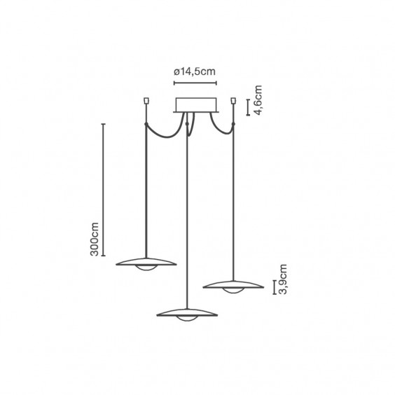 Ginger 20x3 Lampada a sospensione Marset - Agof Store