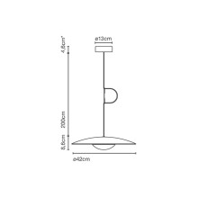 Marset Ginger 42 pendant lamp - Agof Store