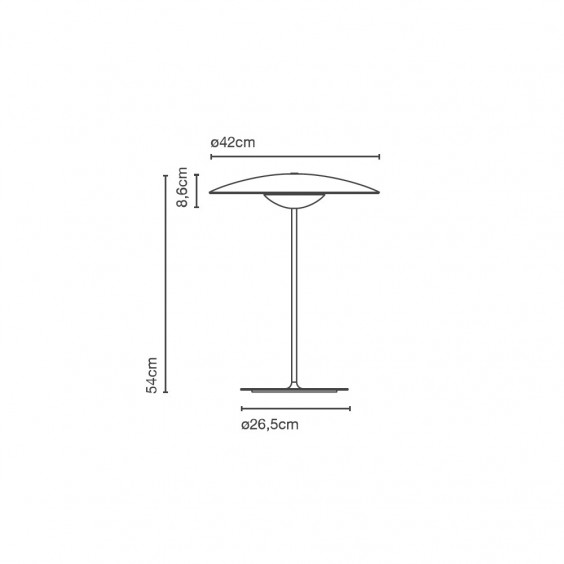 Ginger M Lampada da tavolo Marset - Agof Store