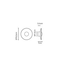 Ginger 20 C Lampada da parete soffitto Marset - Agof Store Ginger 20 C Lampada da parete soffitto Marset - Agof Store