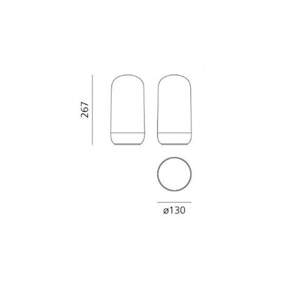 Artemide Gople Portable Akku Tischlampe - Agof Store