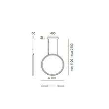 Artemide Discovery Vertical 70 TW pendant lamp - Agof Store