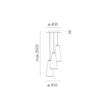 Artemide Look at me 21 Cluster pendant lamp - Agof Store