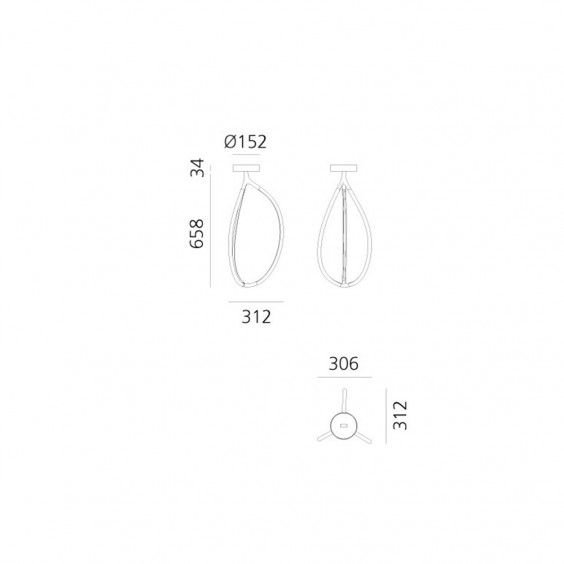 Artemide Arrival 70 Deckenleuchte - Agof Store