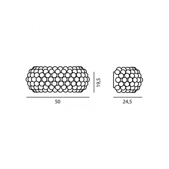 Foscarini Caboche Plus Media R7s wall lamp - Agof Store
