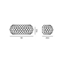 Caboche Plus Media R7s Lampada da parete Foscarini - Agof Store Caboche Plus Media R7s Lampada da parete Foscarini - Agof Store