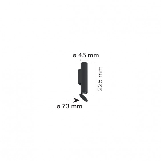 Flos Flauta H225 wall lamp - Agof Store