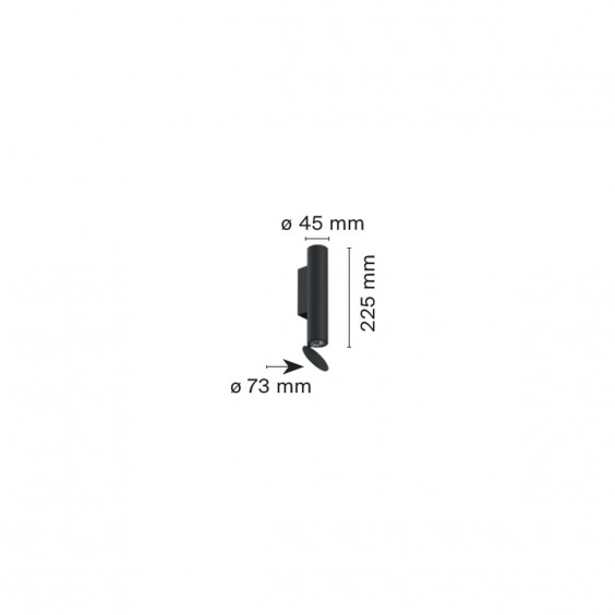Flos Flauta H225 Spiga Outdoor wall lamp - Agof Store