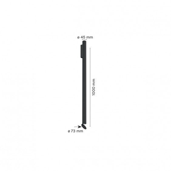 Flos Flauta H1000 Riga Outdoor wall lamp - Agof Store