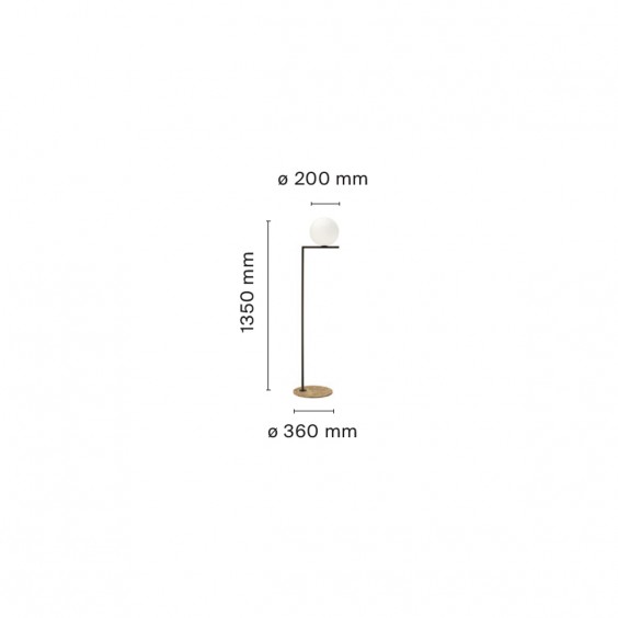 Flos IC Lights F Outdoor floor lamp - Agof Store