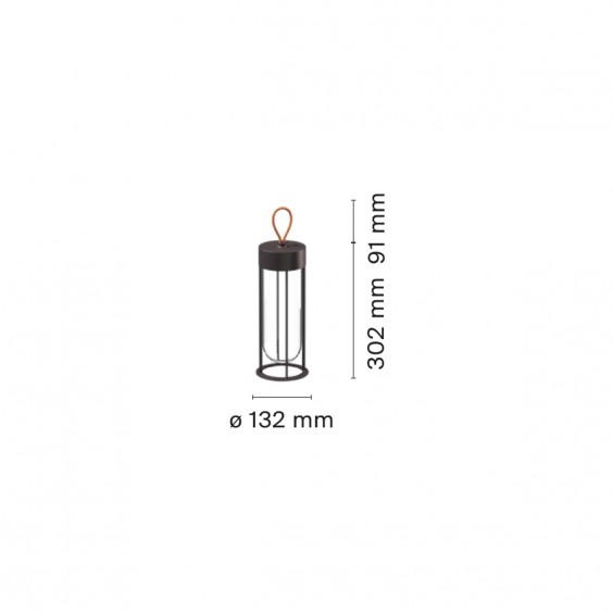 Flos In Vitro Unplugged Akku Tischlampe - Agof Store