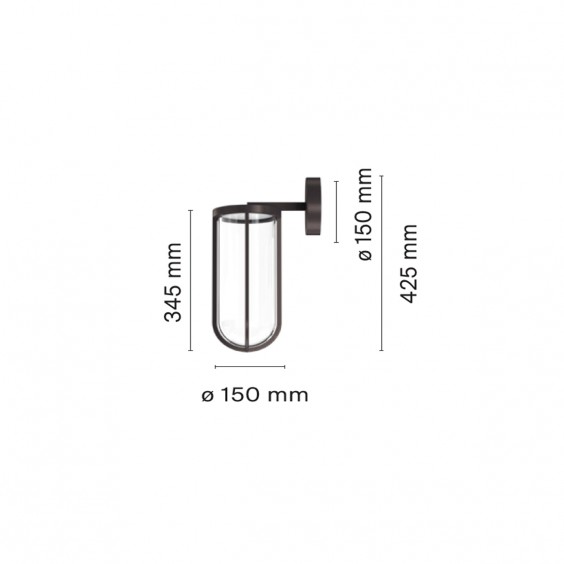 Flos In Vitro W Outdoor Wandleuchte - Agof Store
