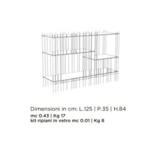 Metrica Console libreria Mogg - Agof Store Metrica Console libreria Mogg - Agof Store
