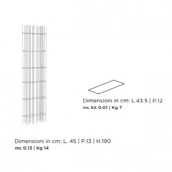 Mogg Metrica Wall C Bookshelf - Agof Store