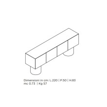 Giunone 1 credenza Mogg - Agof Store Giunone 1 credenza Mogg - Agof Store